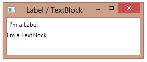 Is there any difference between WPF TextBlock and。